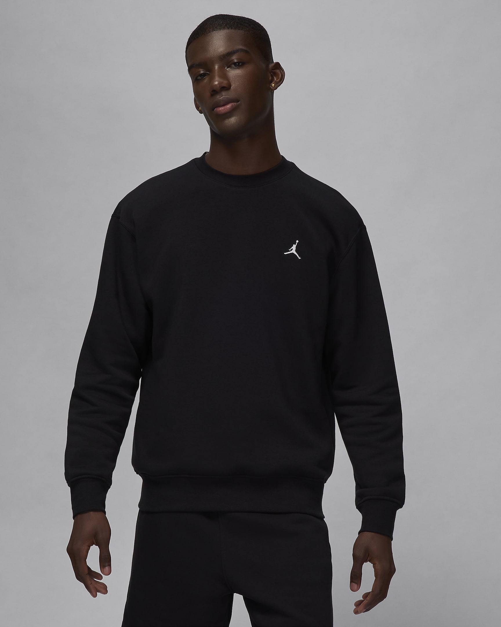 Світшот чоловічий Jordan Brooklyn Fleece L Чорний (FV7293-010)