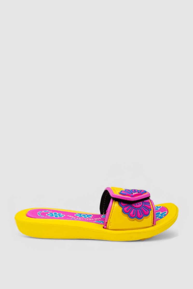 Шльопанці гумові для дівчинки Ager 243R617C-59 25 Жовтий (109653_813486)