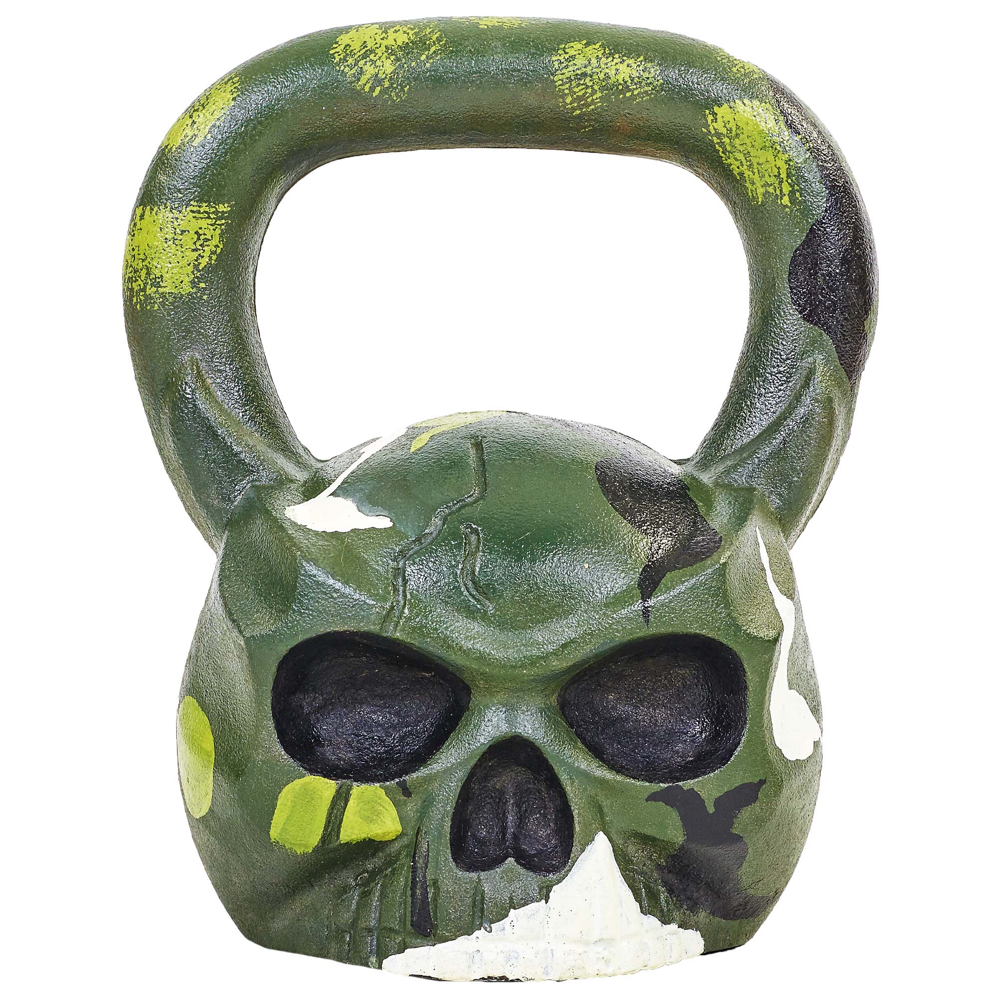 Гиря чавунна чорна пофарбована Skull Zelart TA-5707-20 20кг