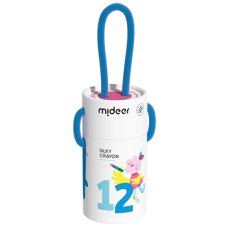 Воскові олівці крайони MiDeer 12 шт ( MD4253)