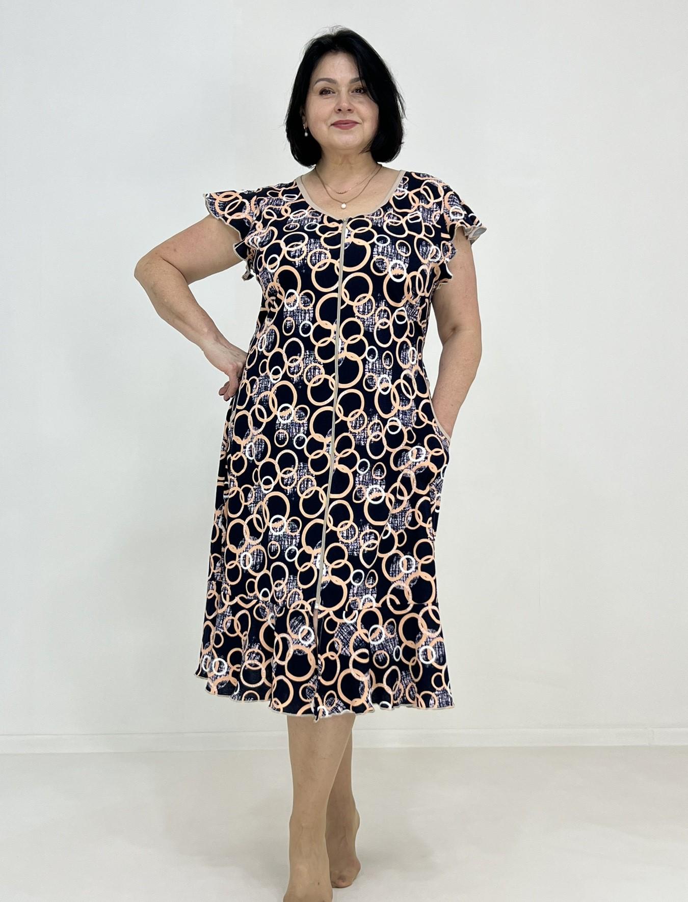 Халат жіночий Triko 48-50 Різнокольоровий (38491317-1)