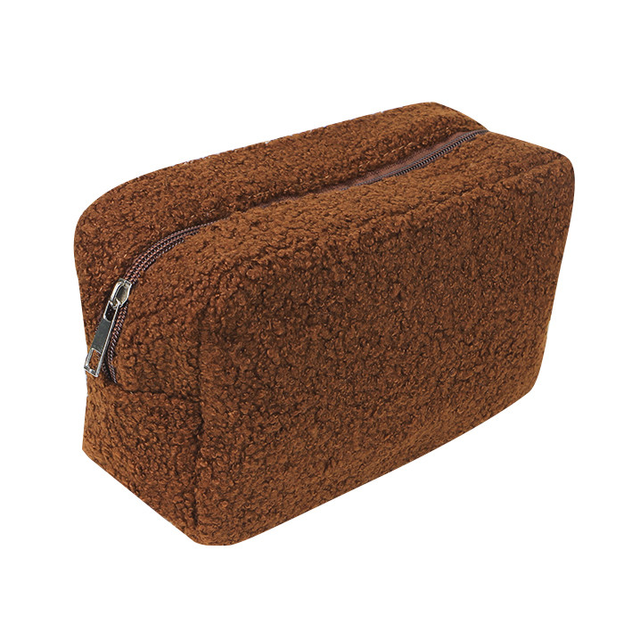 Жіноча косметичка Lesko B0220 22х12 см Brown 13070-84202