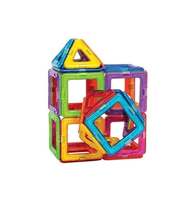 Магнітний конструктор для дітей Magplayer MPB-30 Різнокольоровий 30 деталей