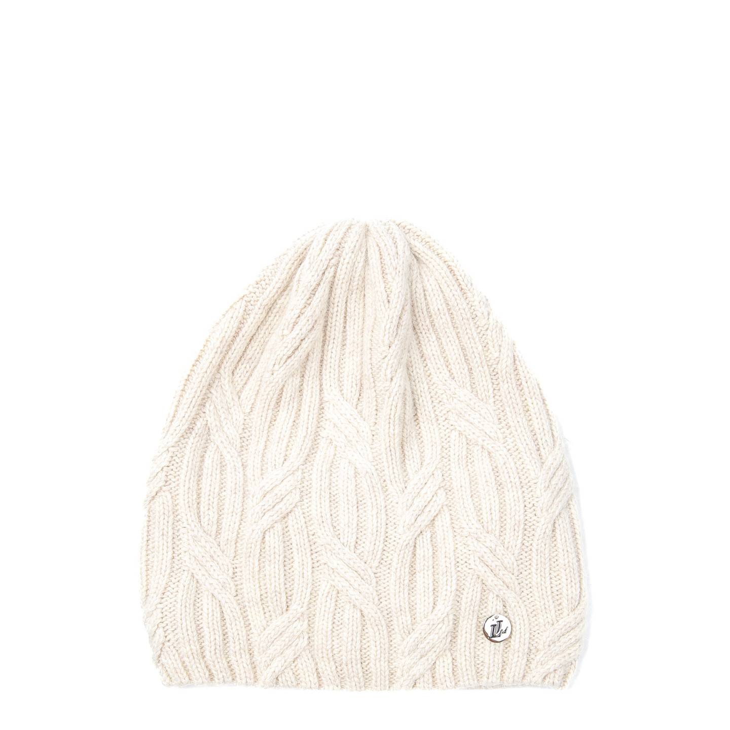 Шапка ковпак жіноча LuckyLOOK Amala One Size Бежевий 593-305