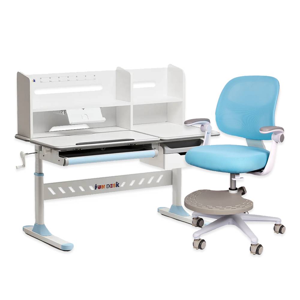 Дитячий комплект меблів FunDesk Fiore II Cubby Marte Блакитний (123340)