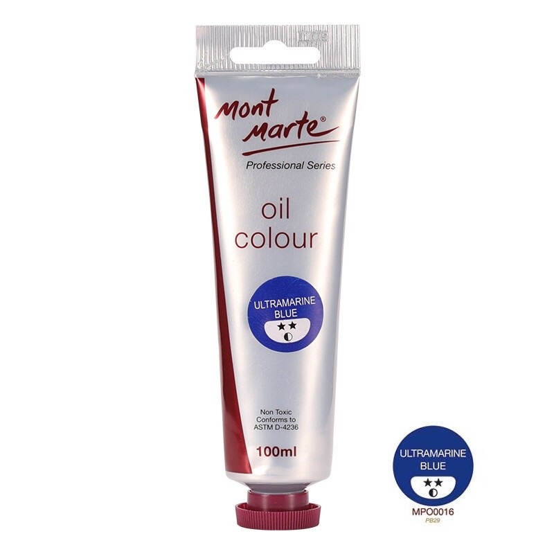 Олійна фарба Mont Marte Ультрамарин 100 мл