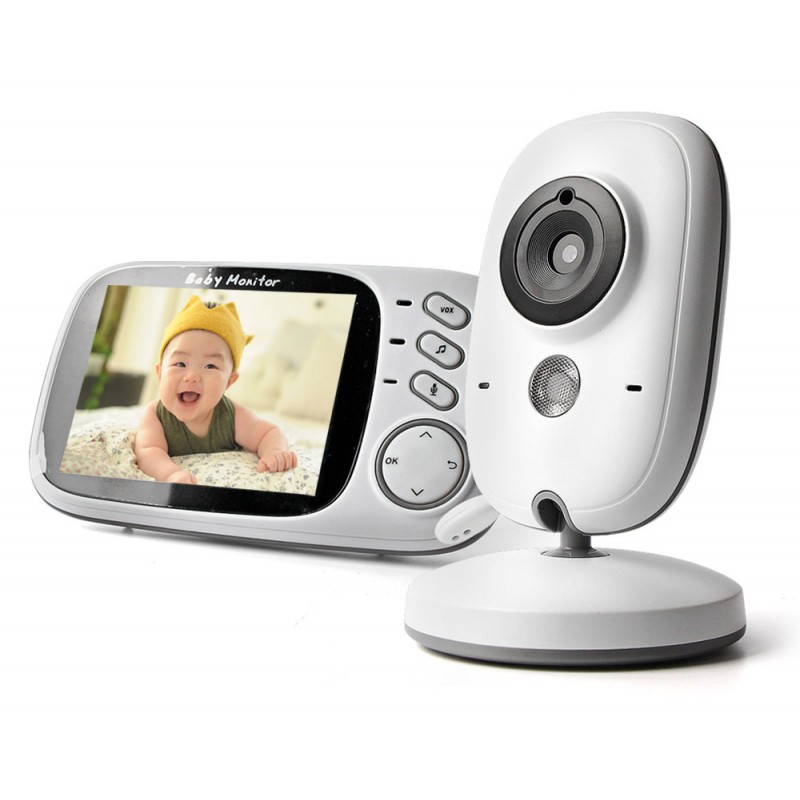 Відеоняня Baby Monitor VB603 з датчиком нічного бачення Білий (icjetvb603wh)