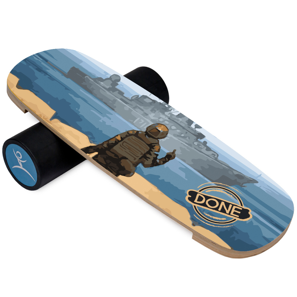 Балансборд InGwest Done з прогумованим ролером Різнокольоровий