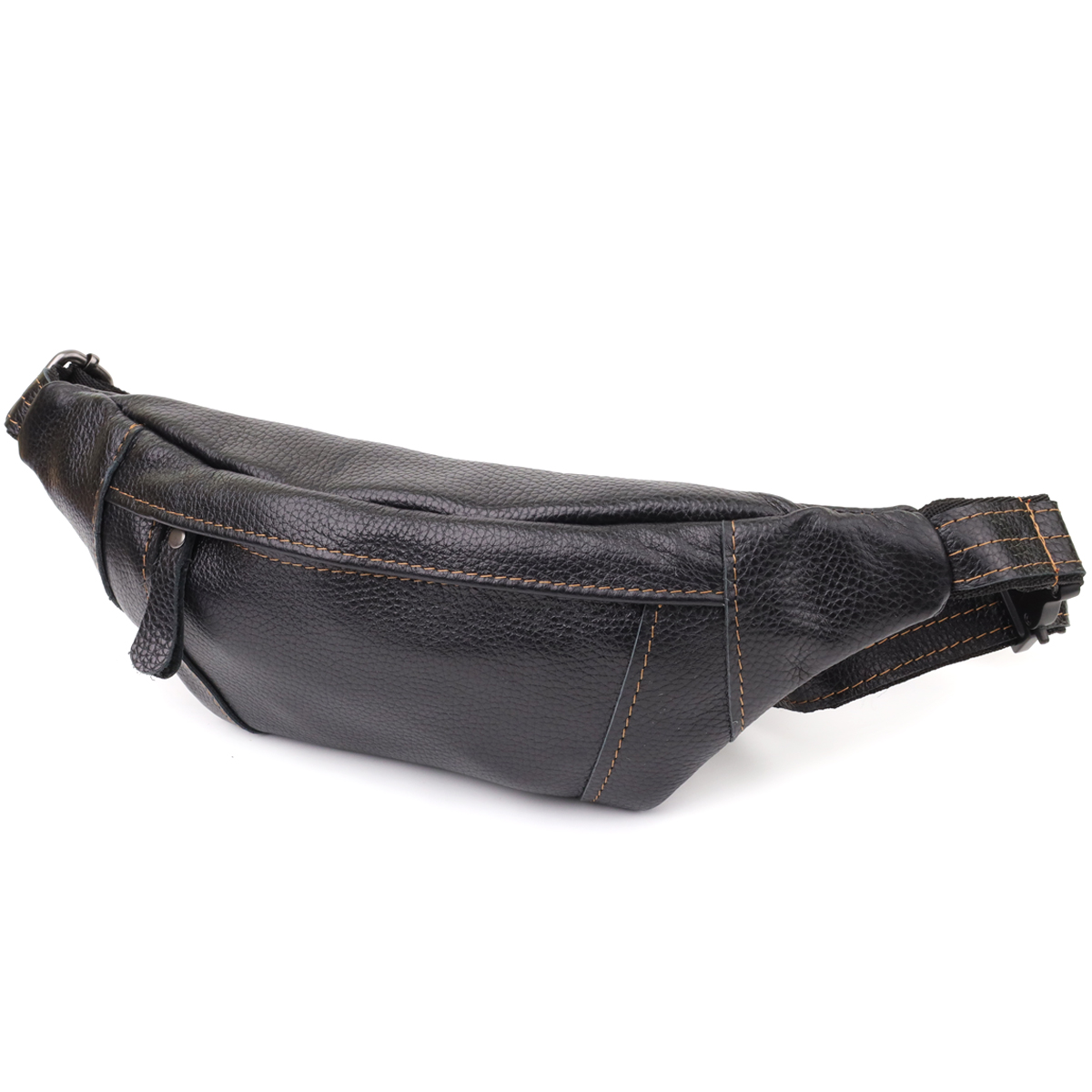 Сумка-бананка для чоловіків SHVIGEL 23127 34х12х4 см Чорний