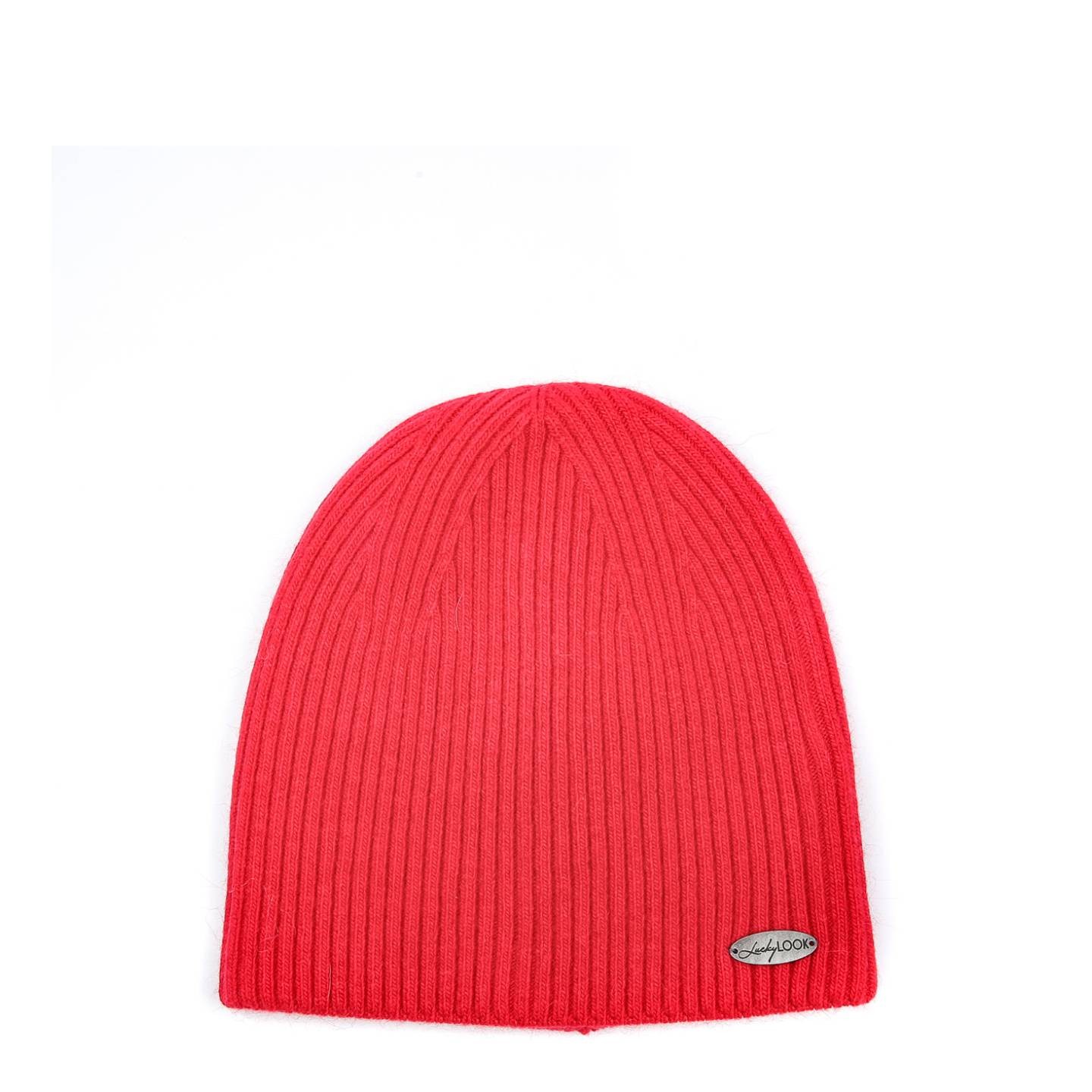 Шапка біні чоловіча LuckyLOOK Ярема One Size Червоний 725-072