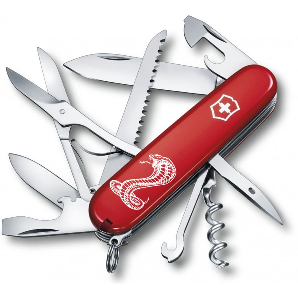 Складаний ніж Victorinox Huntsman Zodiac Могутня кобра 91 мм Різнокольоровий (1.3713_Z4340u)