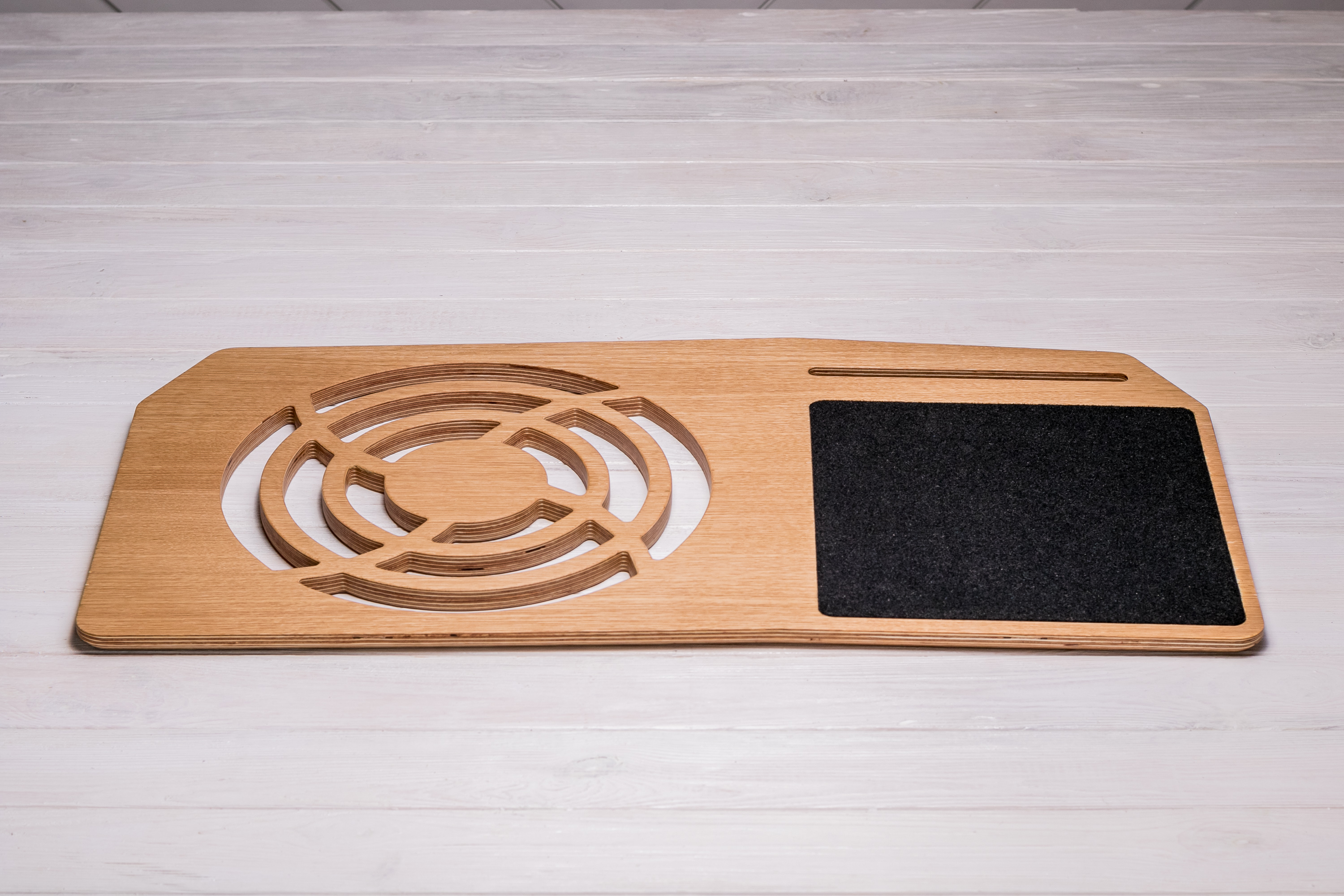 Великий дерев'яний органайзер для ноутбука ecoWalnut 725х384х16 мм