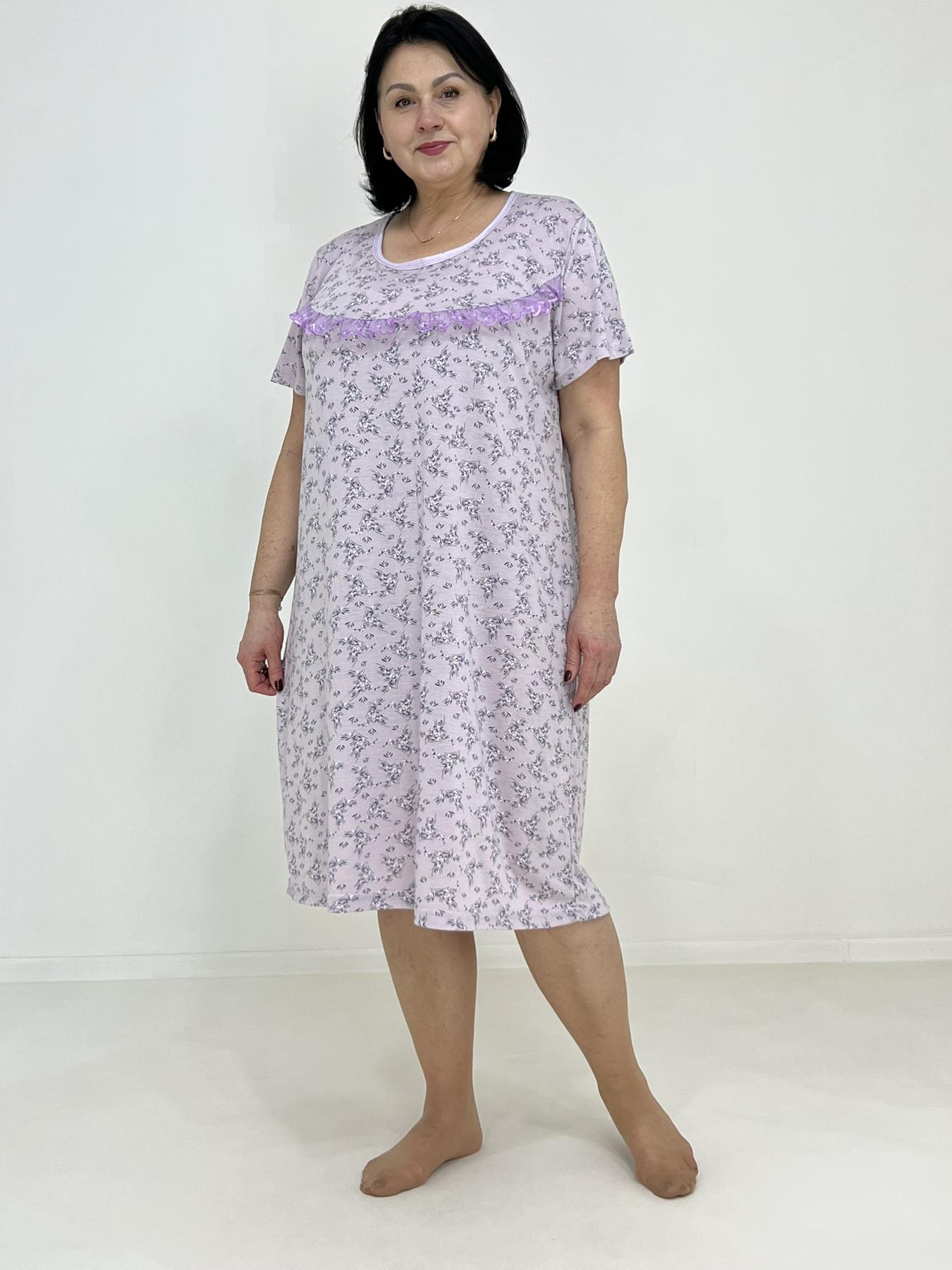 Нічна сорочка Triko Бузок 62-64 Різнокольоровий (50974730-4)