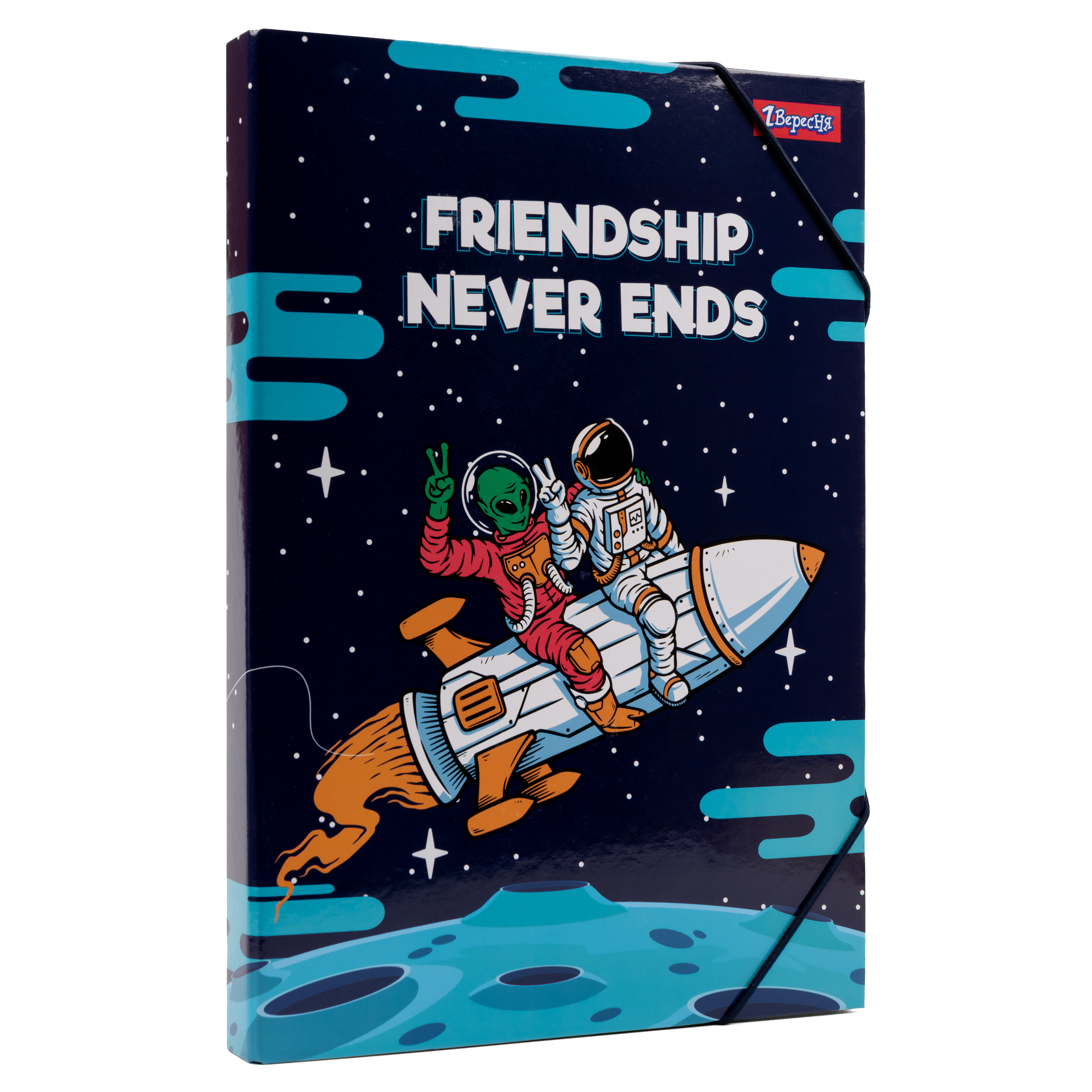 Папка для праці 1 Вересня A4 Space 32х23х4 см Різнокольоровий (500233)