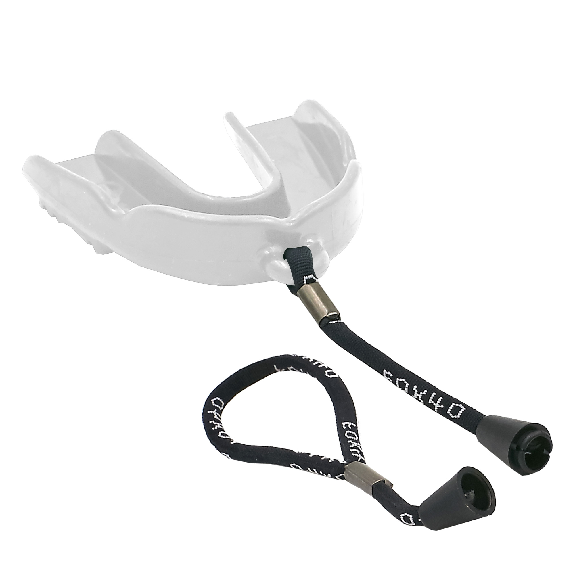 Капа одностороння боксерська з кріпленням до захисної маски у футлярі BO-5912 FOX 40 MASTER Прозорий