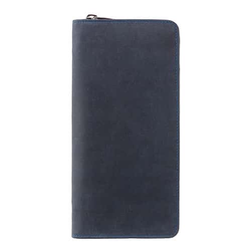 Гаманець для подорожей (тревелер) шкіряний синій Visconti 728-OIL-BLUE