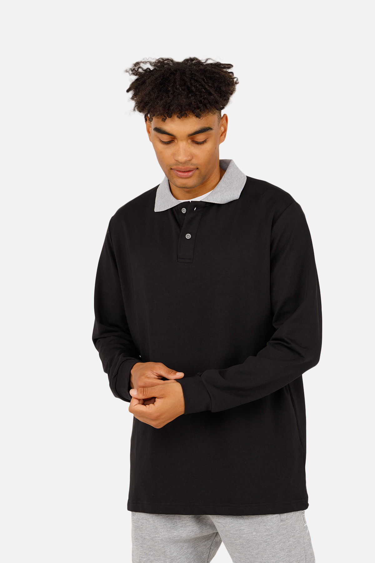 Чоловічий світшот Yuki XL Чорний ЦБ-00258120 (SKT001015557)