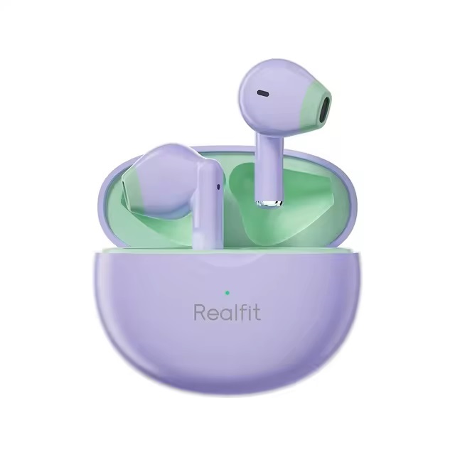 Бездротові навушники Realme Realfit F2 Pro з мікрофоном активне шумозаглушення Bluetooth 5.3 Фіолетовий (SH0000249)