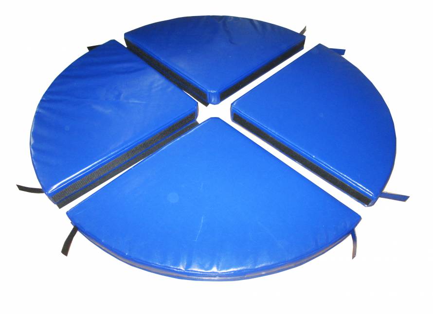 Мат спортивний для пілона Tia-Sport Грація-4 140х10 см синій (sm-0123)