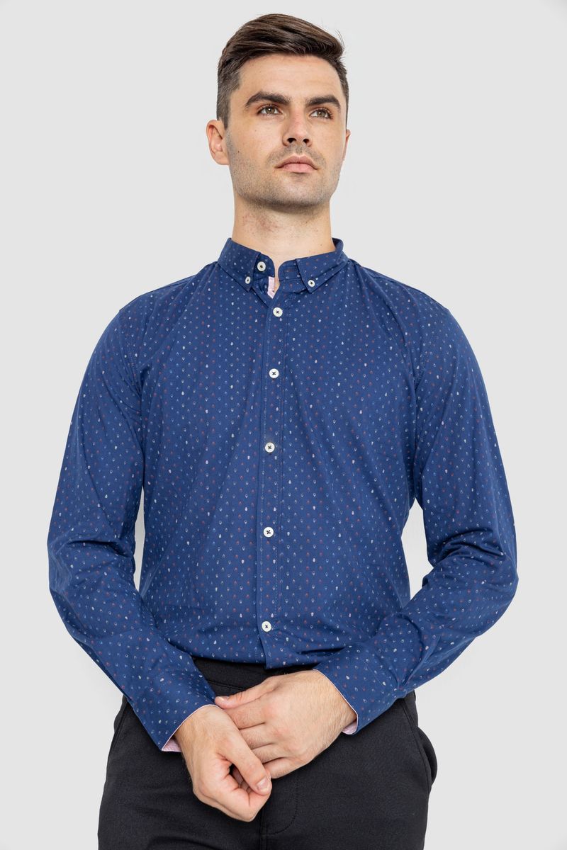 Сорочка чоловіча AGER Синій 247R406 XXXL (112601_823184)