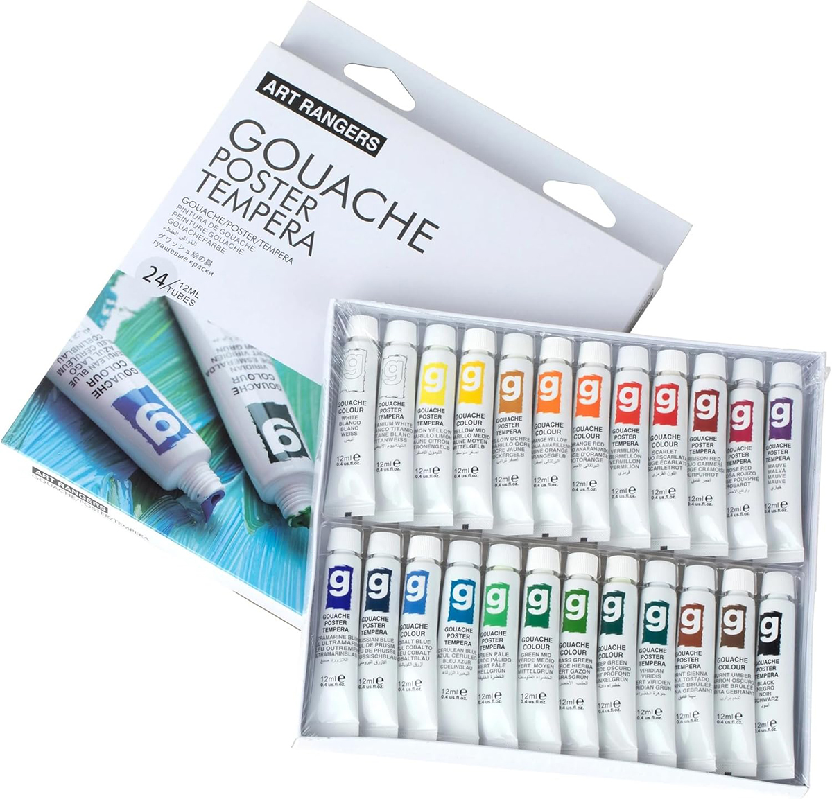 Гуаш Art Rangers набір 24 ​​кольори по 12 мл