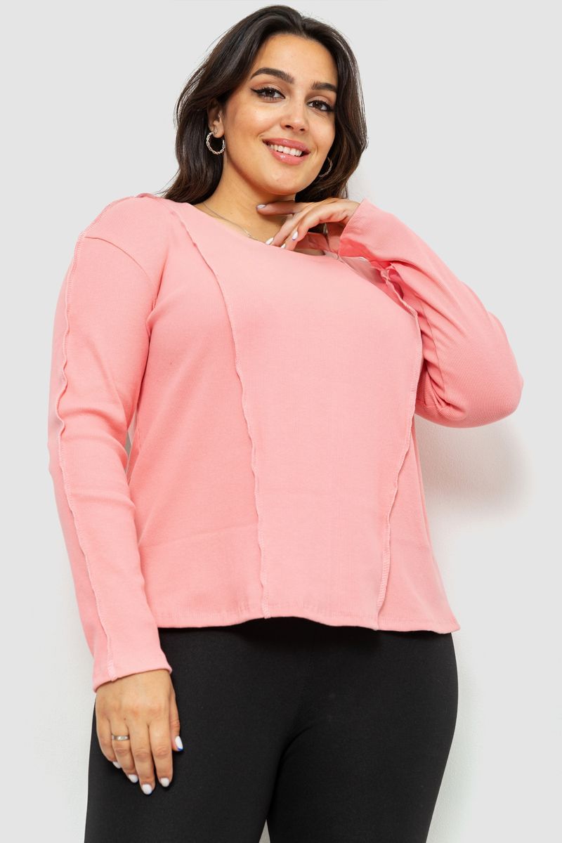 Жіночий лонгслів AGER S-M Рожевий (102R325-1)