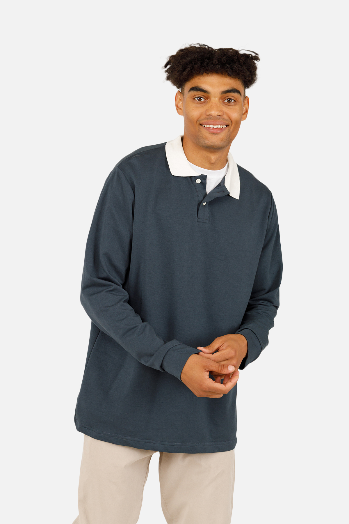 Чоловічий світшот Yuki L Синій ЦБ-00258121 (SKT001015561)