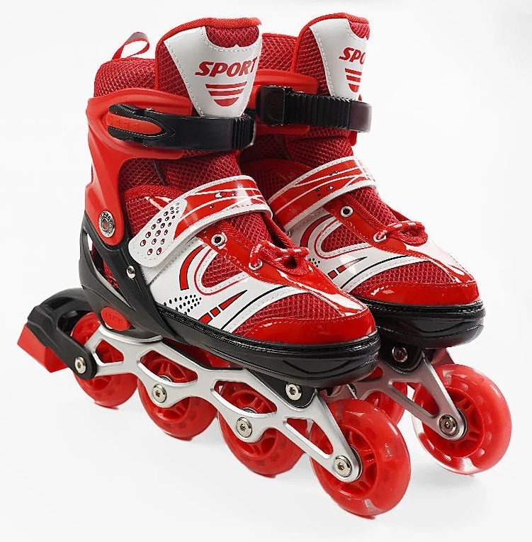 Роликові ковзани Best Roller 950-L PU 39-43 Червоний (173868)