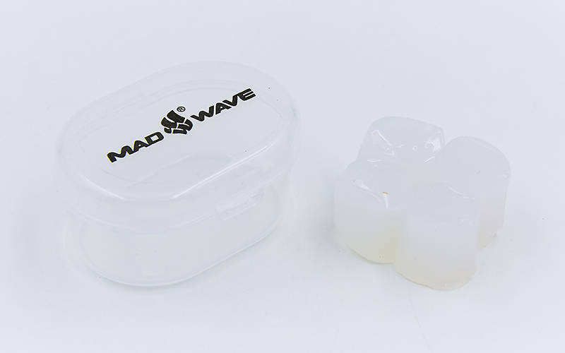 Беруші для плавання у пластиковому футлярі planeta-sport MadWave M071401 Білий