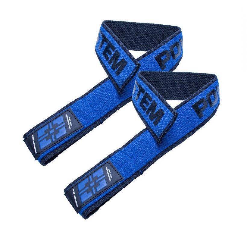 Кістові ремені Power System PS-3401 Lifting Straps Duplex Чорно-синій