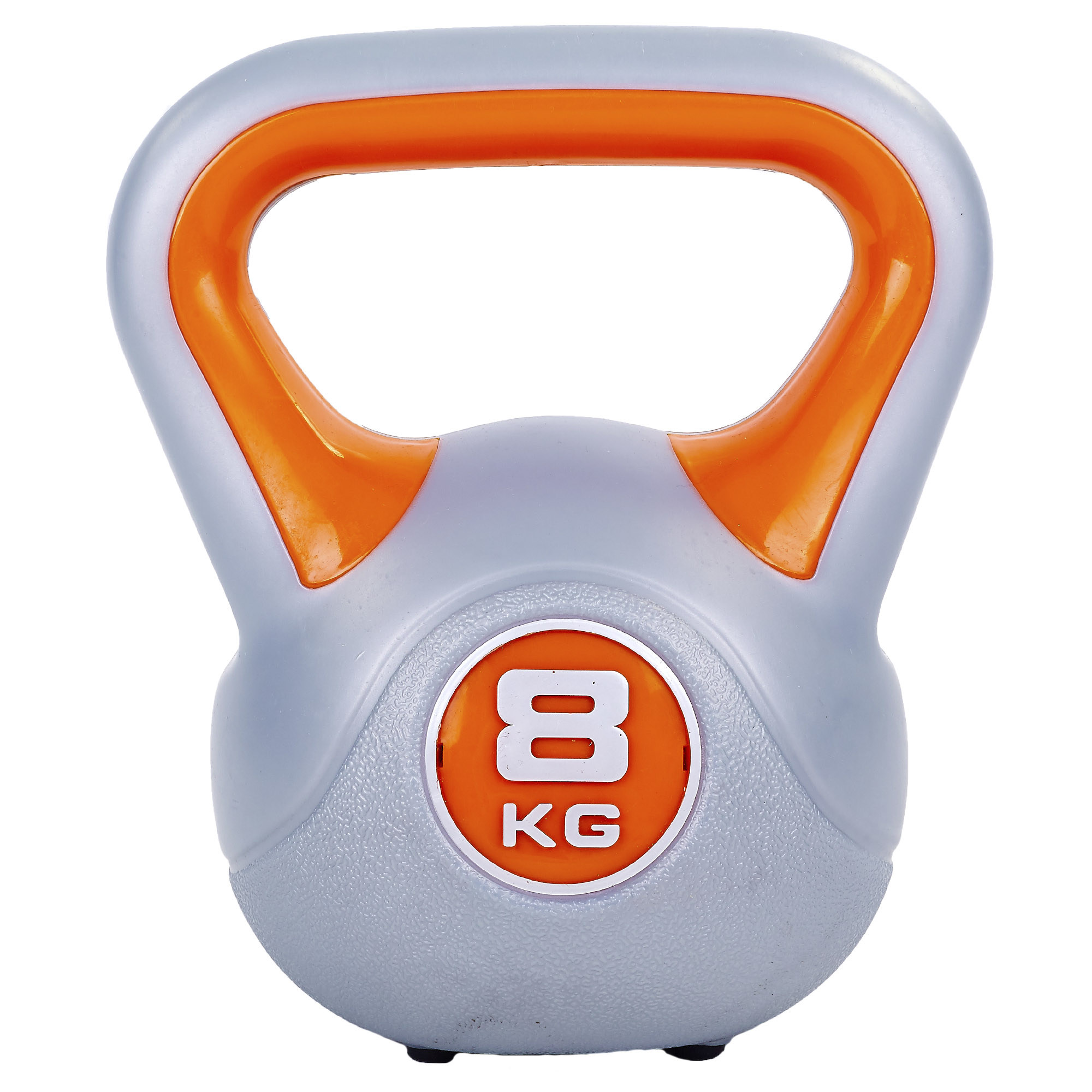 Гіря пластикова Zelart TA-5734-8 8кг Помаранчевий