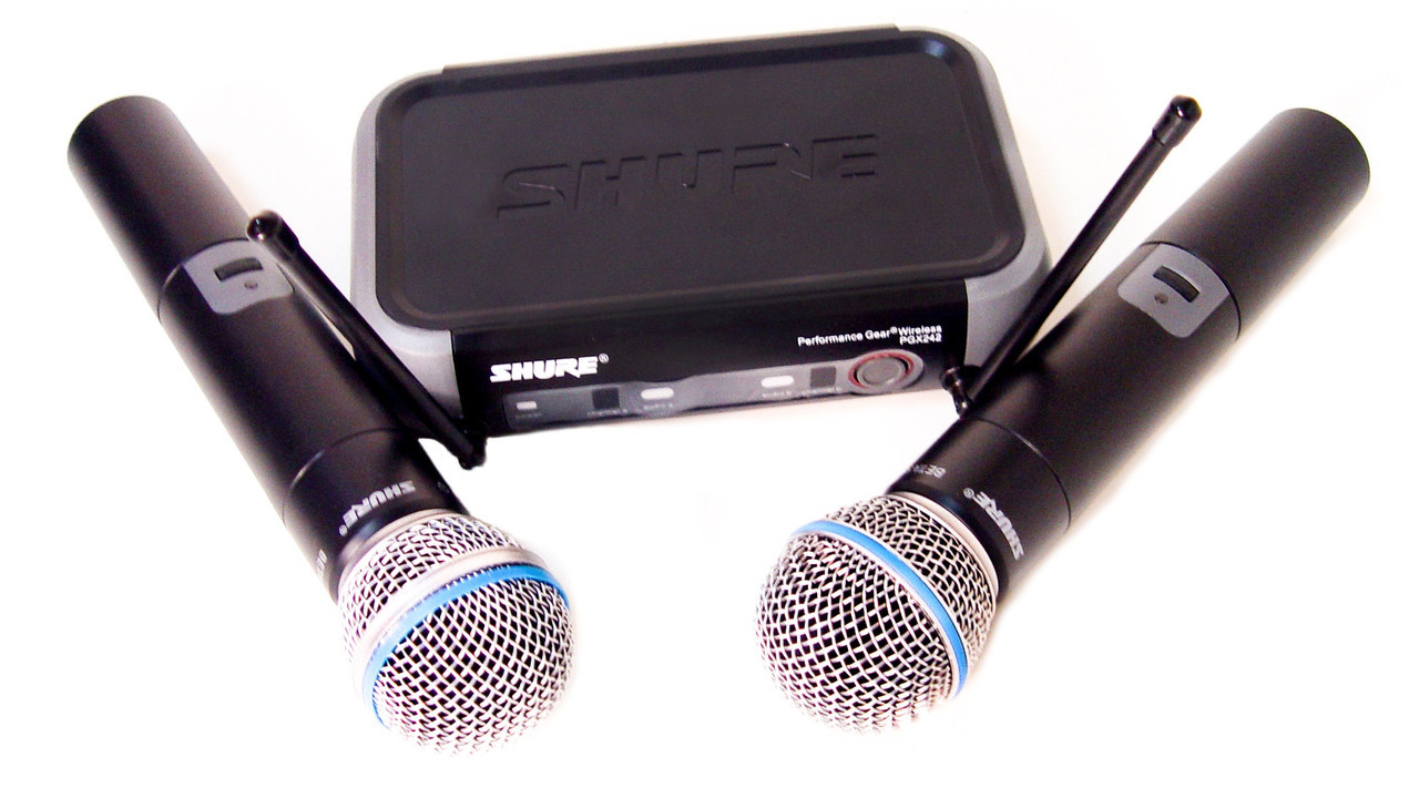 Радіосистема SHURE SH PGX242, база, 2 мікрофони