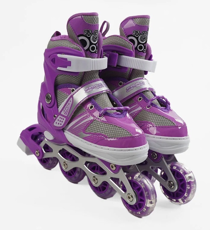 Роликові ковзани Best Roller 614-L PVC 39-43 Фіолетовий (173857)