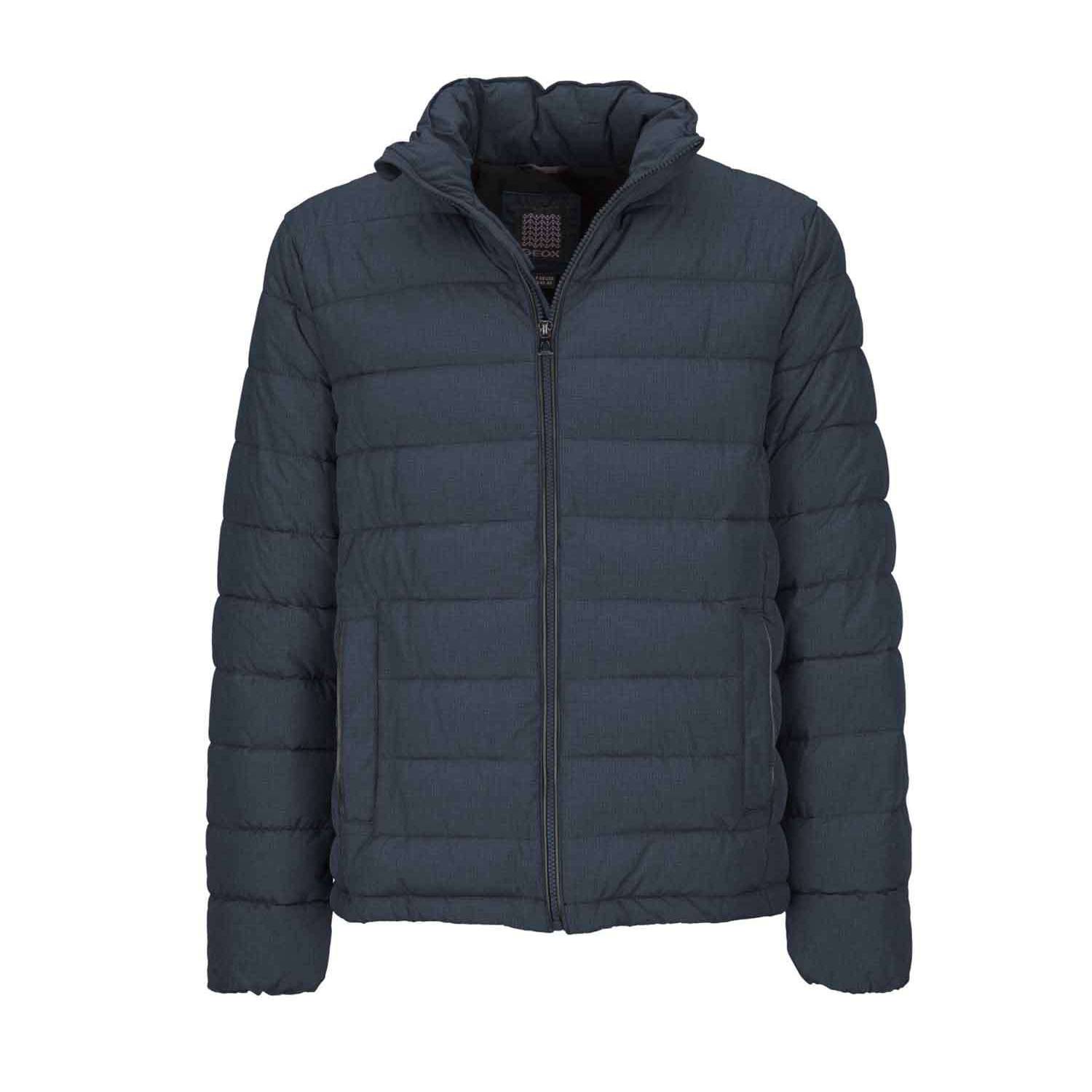 Куртка чоловіча Geox M7428L DARK MELANGE BLUE 52 Темно-синій (M7428LDKMEBL)