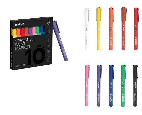 Маркери MiDeer 10 шт (MD6240)