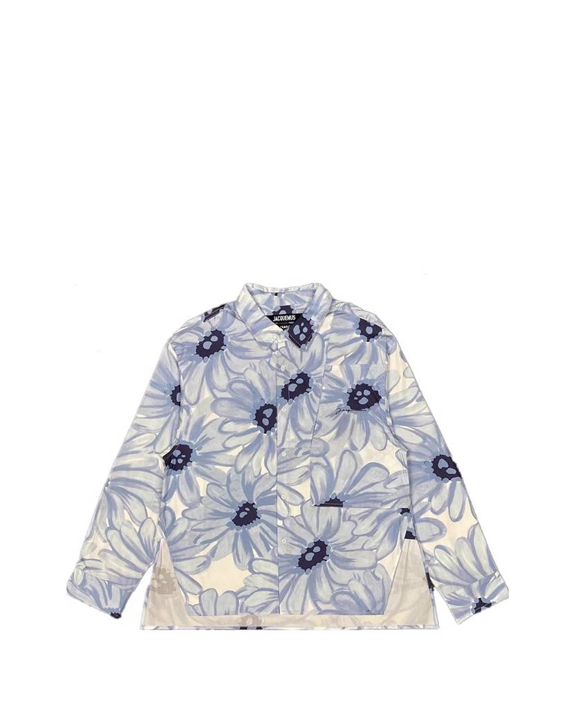 Сорочка No Brand La Chemise Paul Long Sleeve Shirt Blue S