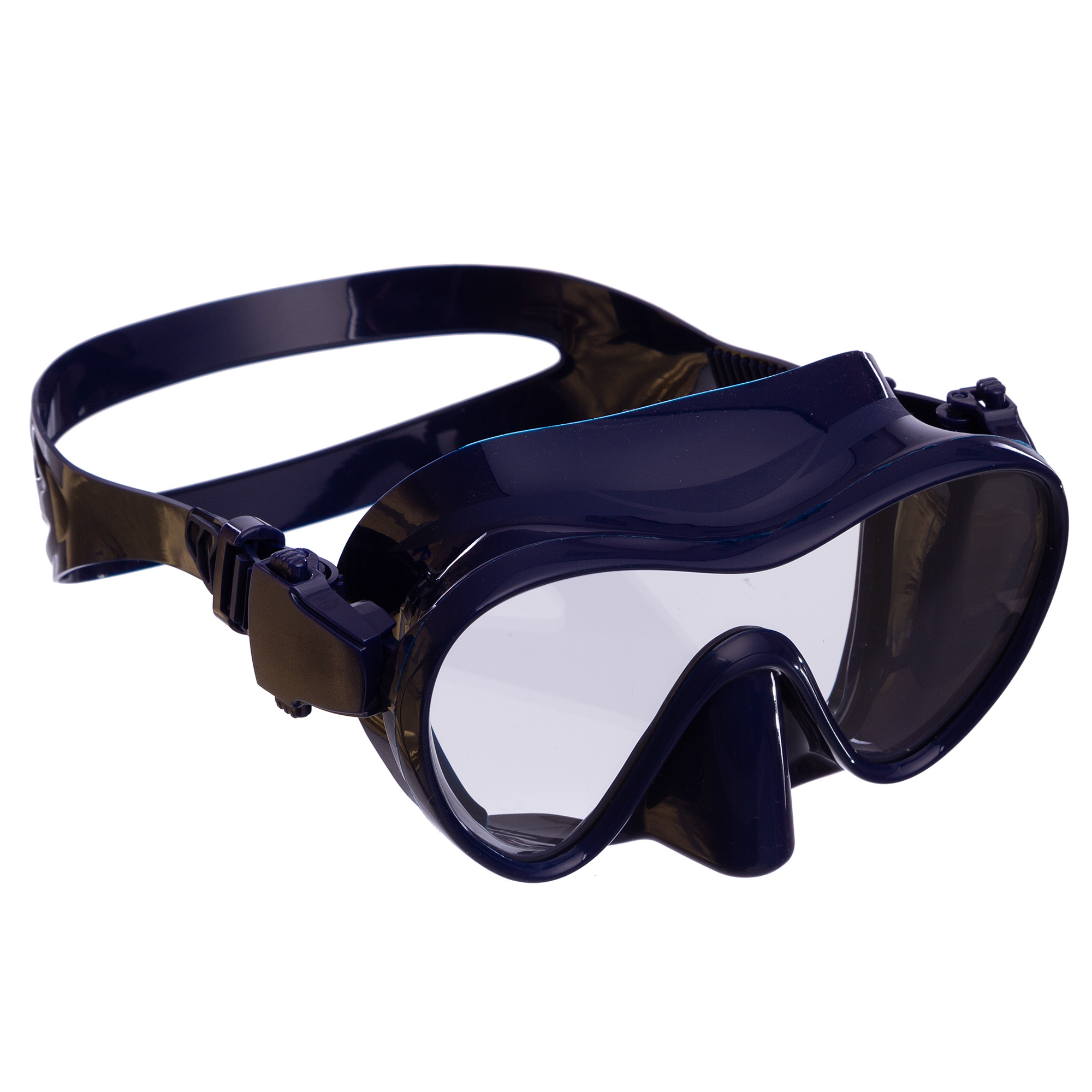 Маска для плавання No Brand PL-1293 Чорний із синім