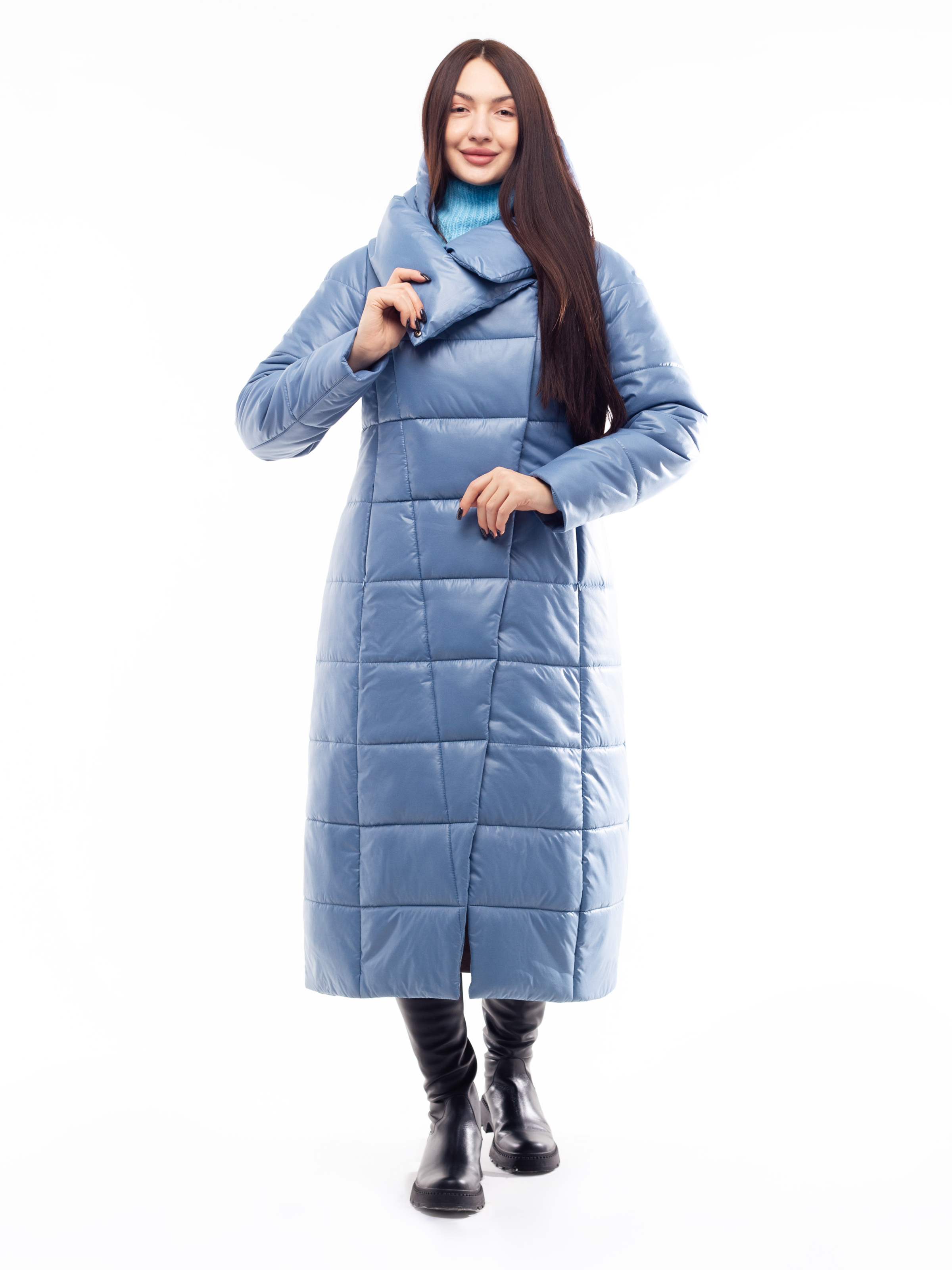 Зимова куртка ORIGA Комильфо 252457 50 Блакитний (1083)