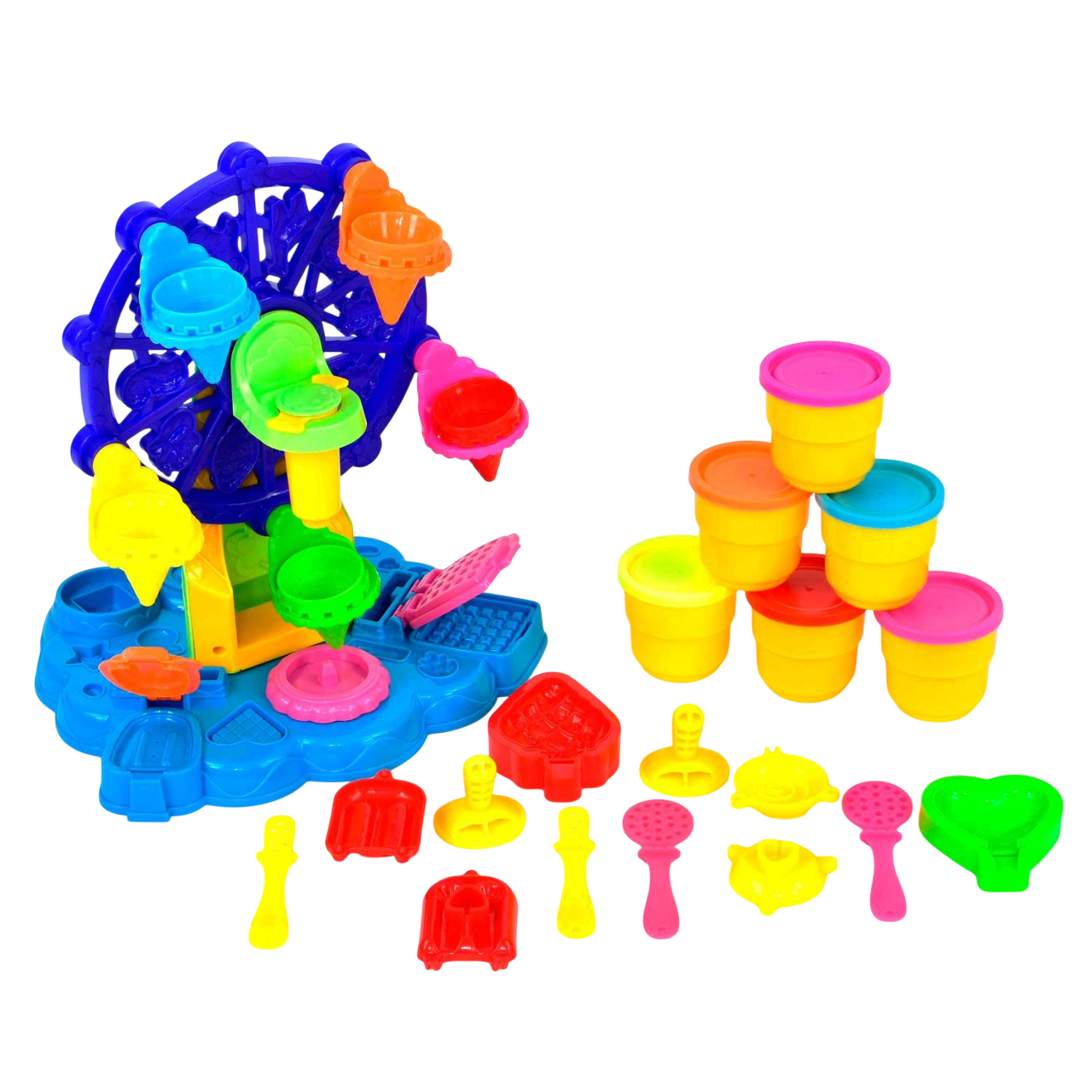 Дитяче тісто для ліплення Fun Game Замок Солодощів Різнокольоровий (65215)