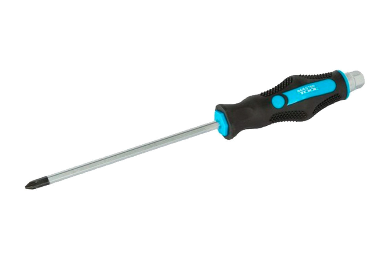 Викрутка ударна MASTERTOOL РН2 x 150 мм HEX (49-6215)