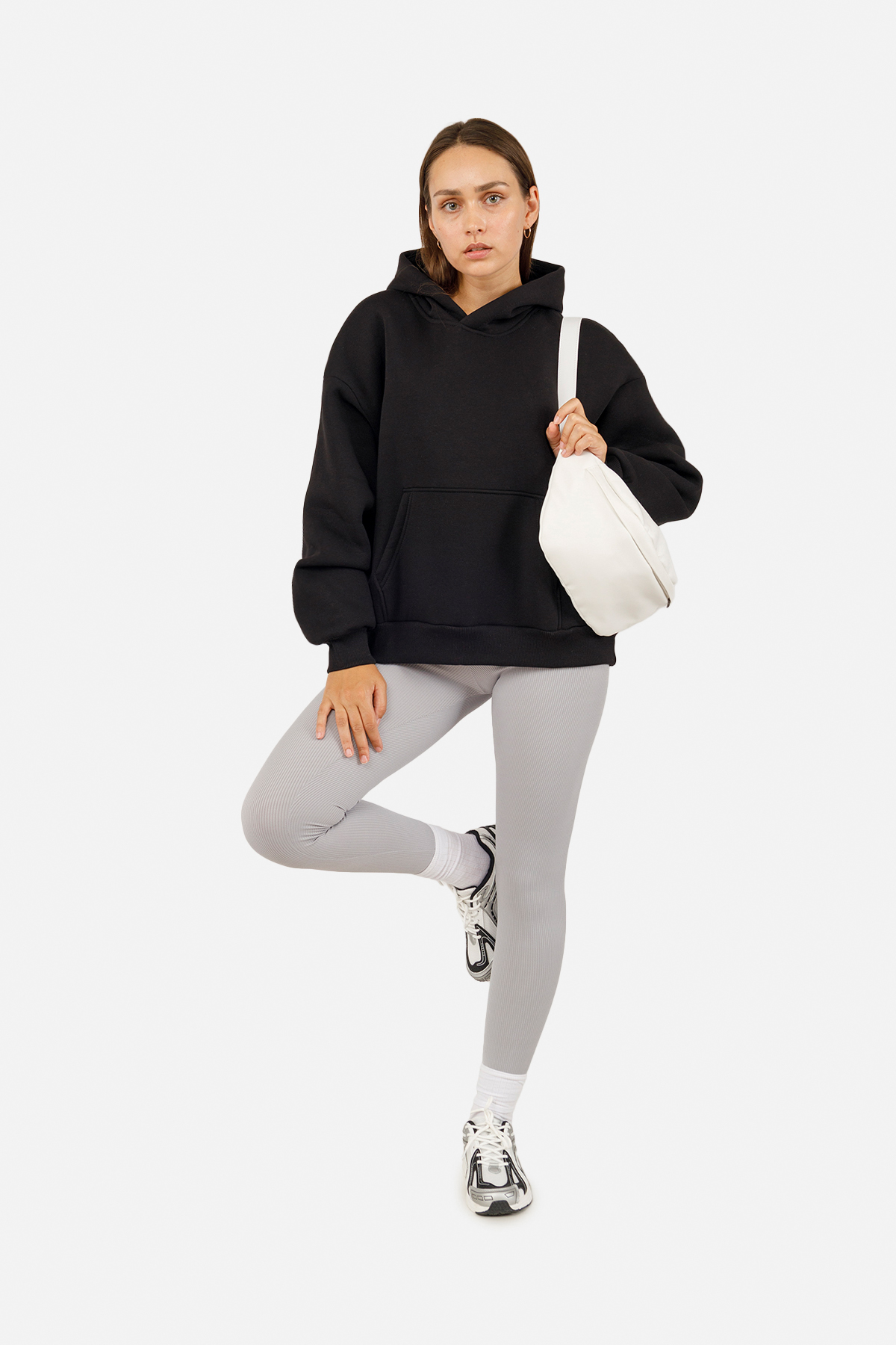 Жіночий худі Yuki XL Чорний ЦБ-00254551 (SKT001004580)