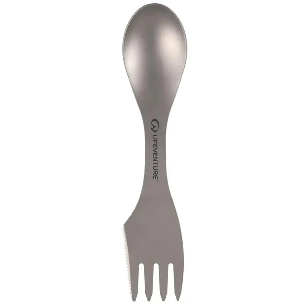 Ложка-виделка Lifeventure Titanium Spork 18 см Сірий (1012-76212)