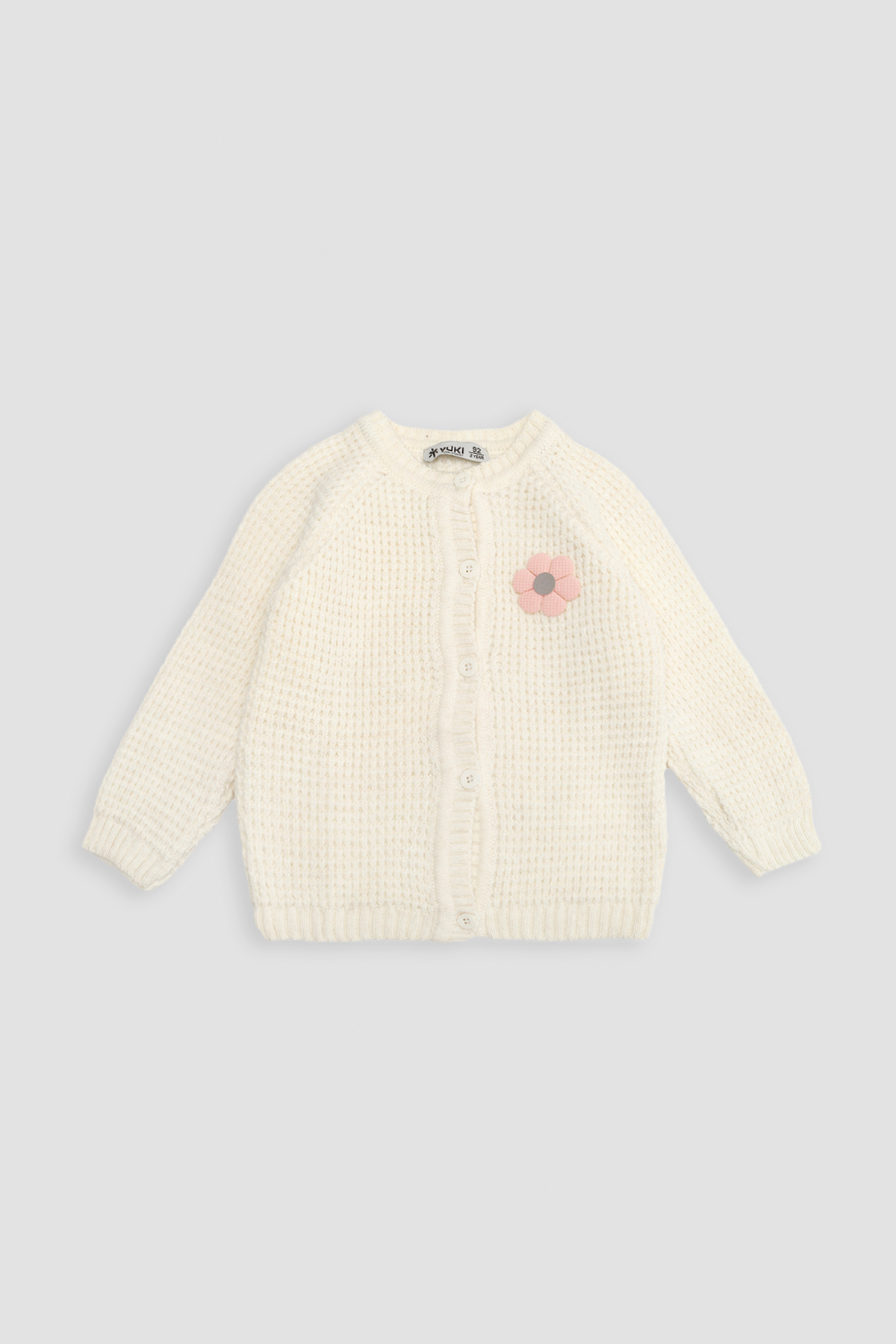 Кофта для дівчинки Yuki 92 см Молочний ЦБ-00256866 (SKT001011520)