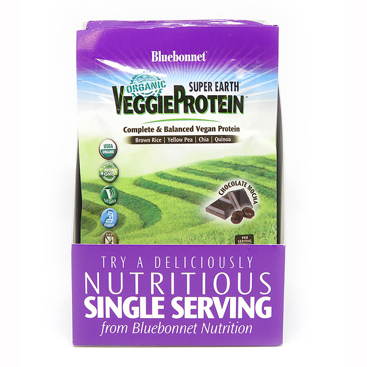 Рослинний протеїн Bluebonnet Nutrition Super Earth 8 пакетиків (1914)