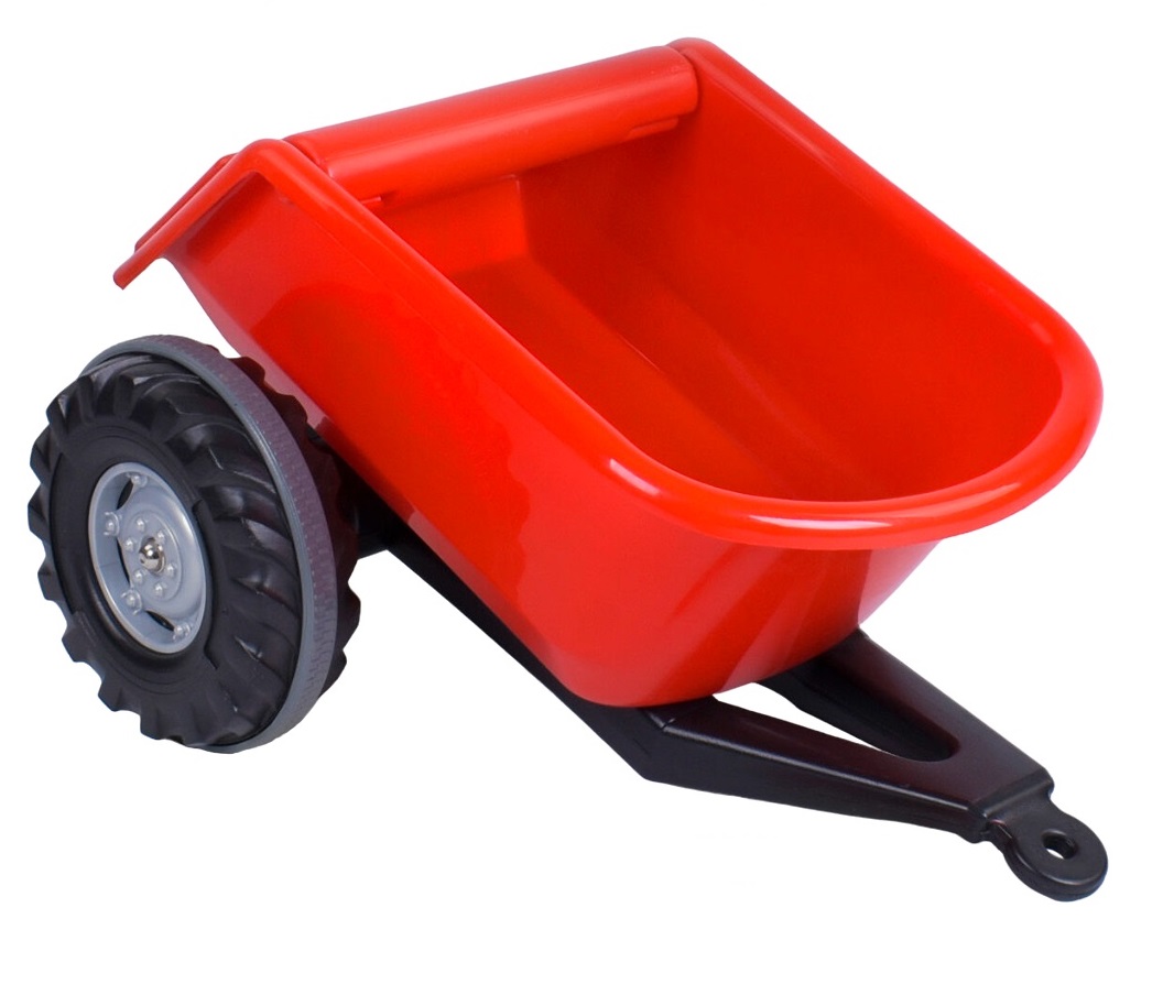 Причіп до педальних тракторів Pilsan 68 х 52 х 38 см до 35 кг Red (90529)