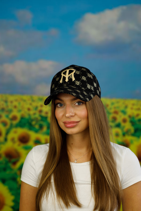 Бейсболка Just chic (1669) Braxton чорний 56-58