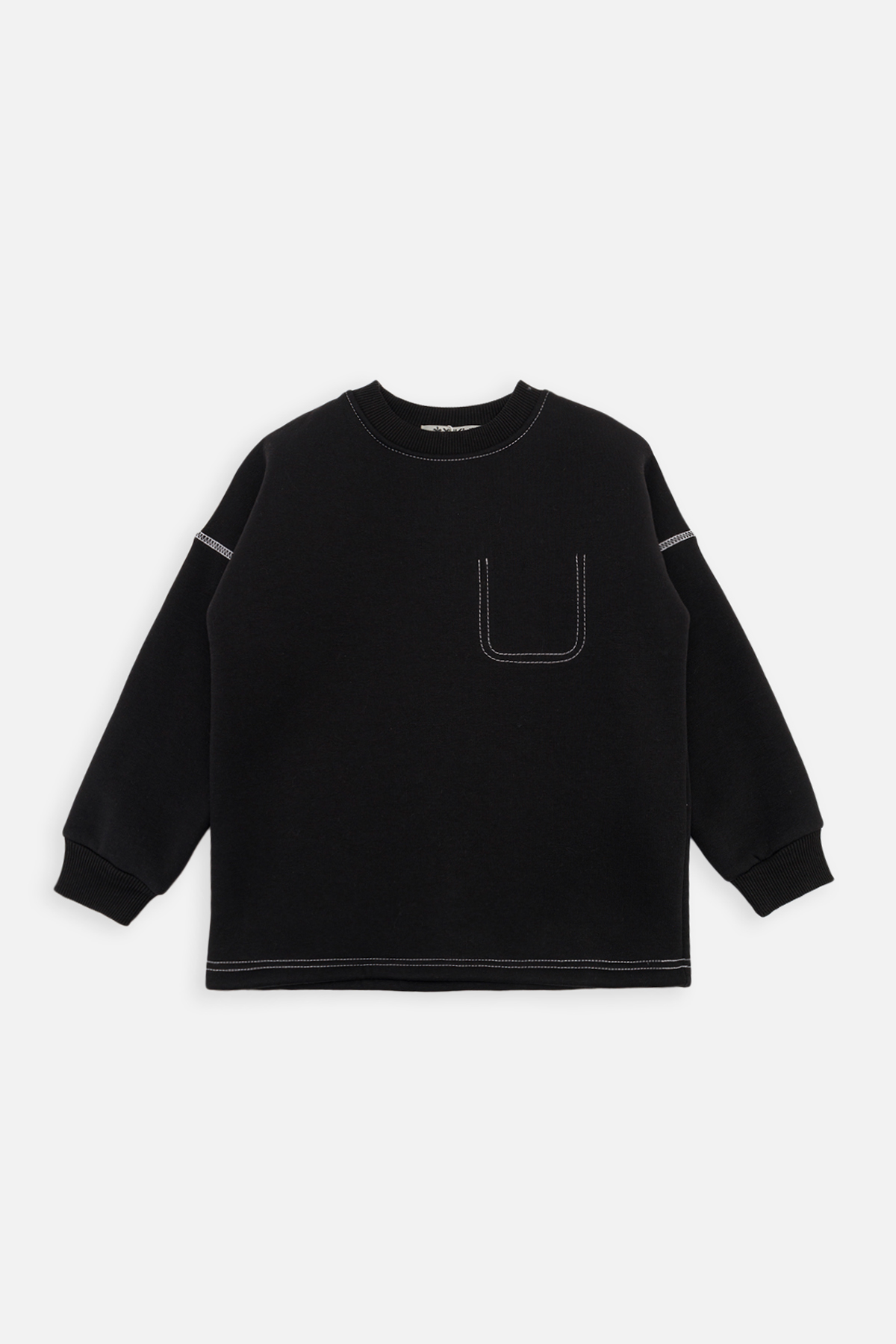 Світшот для дівчинки Yuki 134 см Чорний ЦБ-00261372