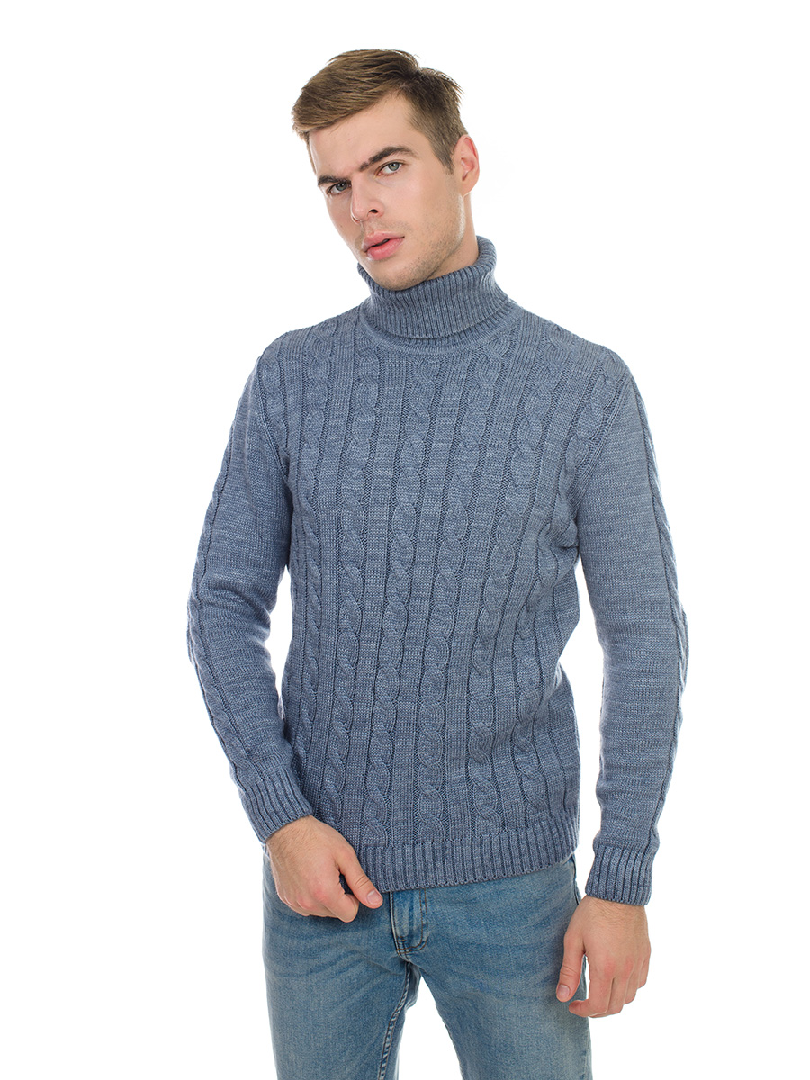 Чоловічий гольф з налокітниками SVTR Джинс (297 48 джинс)