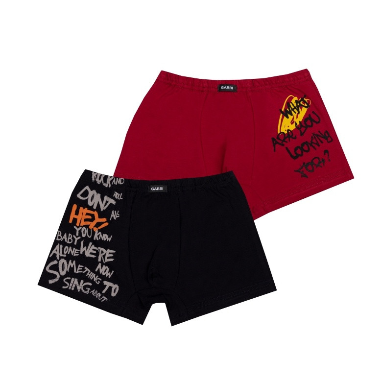 Труси-шорти Gabbi SHM-24-5/2 2 шт (38) 164 Чорно-бордовий (14133)