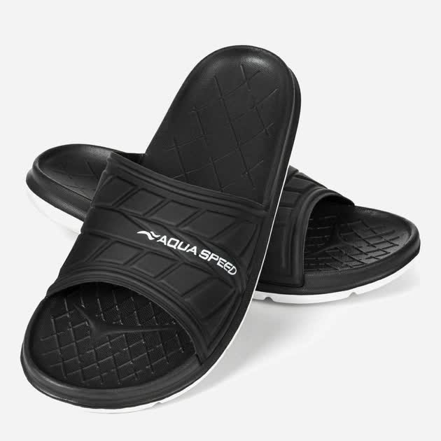 Шльопанці Aqua Speed ​​Aspen 9335 37 Чорно-білий (534-05 37)